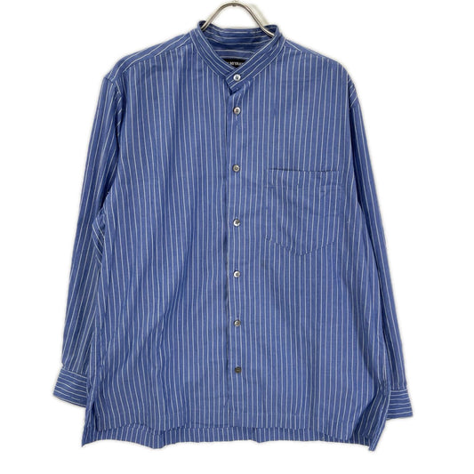 SS ME x ISSEY MIYAKE MEN SS12 Striped Band Shirt Blue/White Size 3