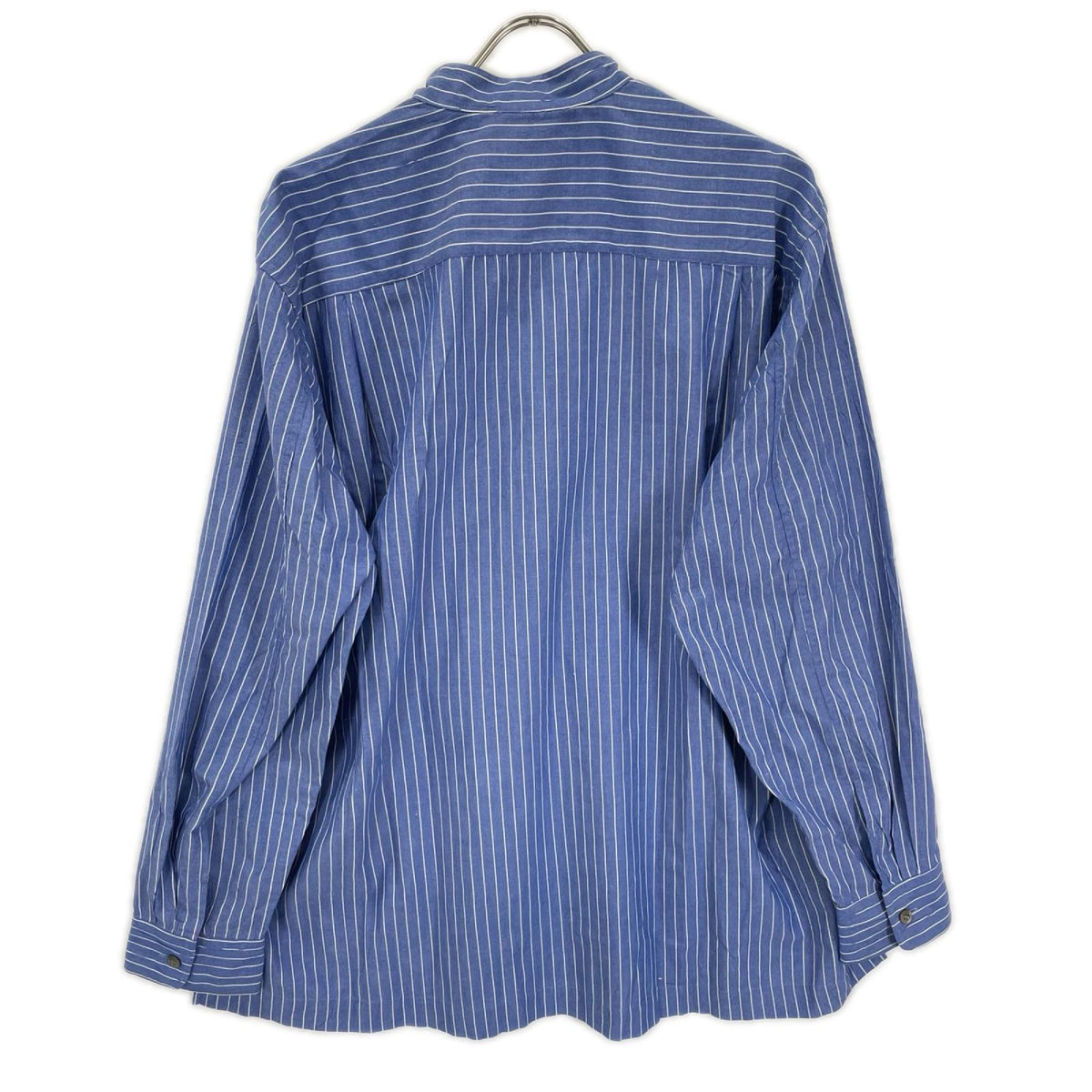 SS ME x ISSEY MIYAKE MEN SS12 Striped Band Shirt Blue/White Size 3