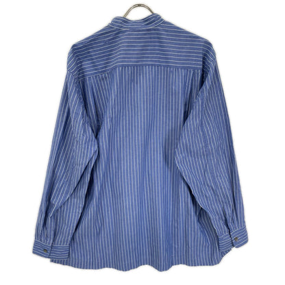 SS ME x ISSEY MIYAKE MEN SS12 Striped Band Shirt Blue/White Size 3