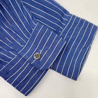 SS ME x ISSEY MIYAKE MEN SS12 Striped Band Shirt Blue/White Size 3