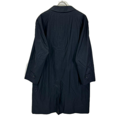 Burberry LONDON Navy Cotton Nova Balmacaan Coat