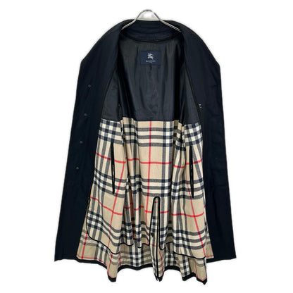 Burberry LONDON Navy Cotton Nova Balmacaan Coat