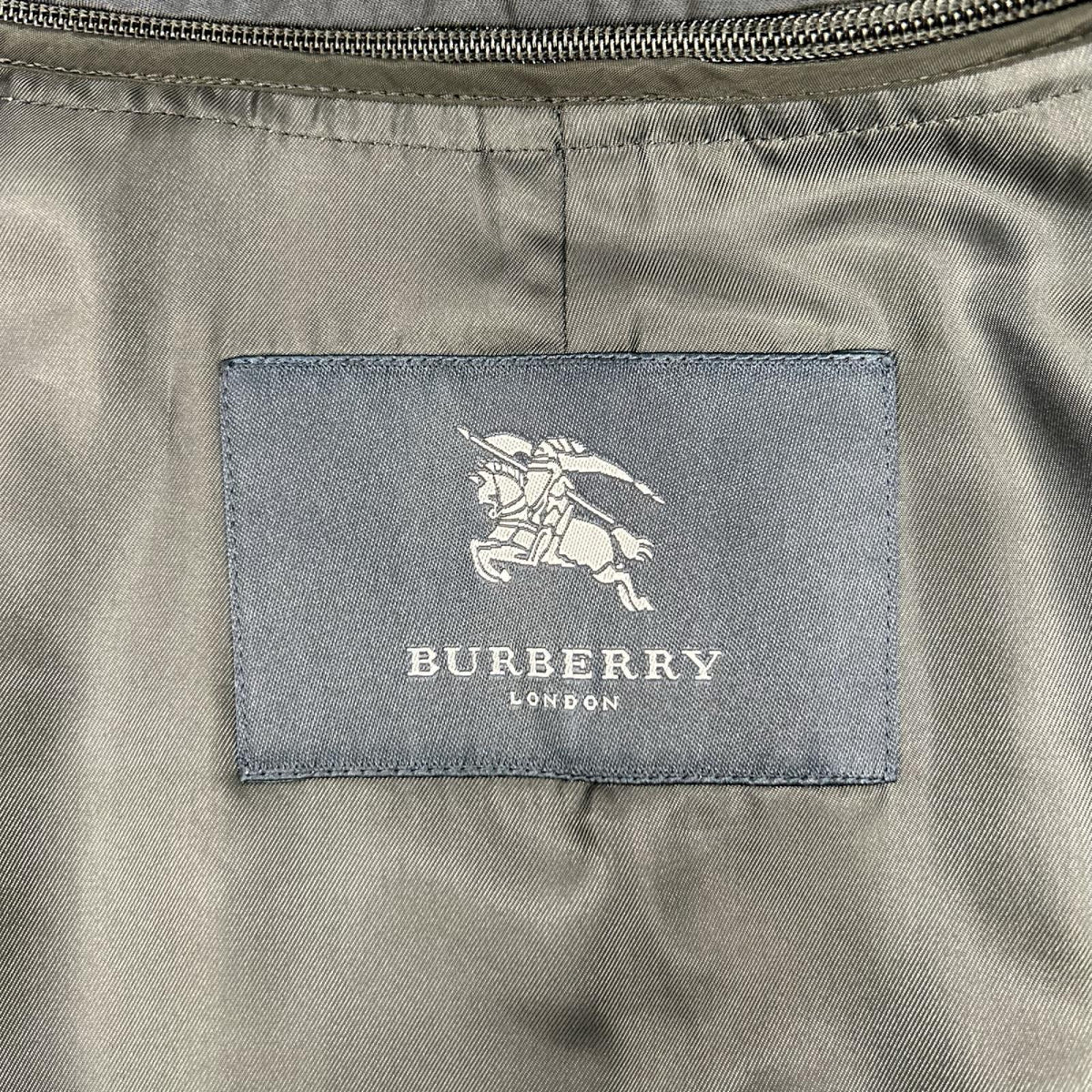 Burberry LONDON Navy Cotton Nova Balmacaan Coat