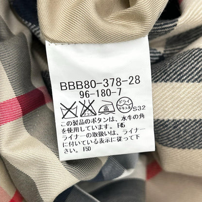 Burberry LONDON Navy Cotton Nova Balmacaan Coat
