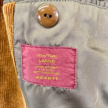 dezert Corduroy Tailored Blazer Brown Size L