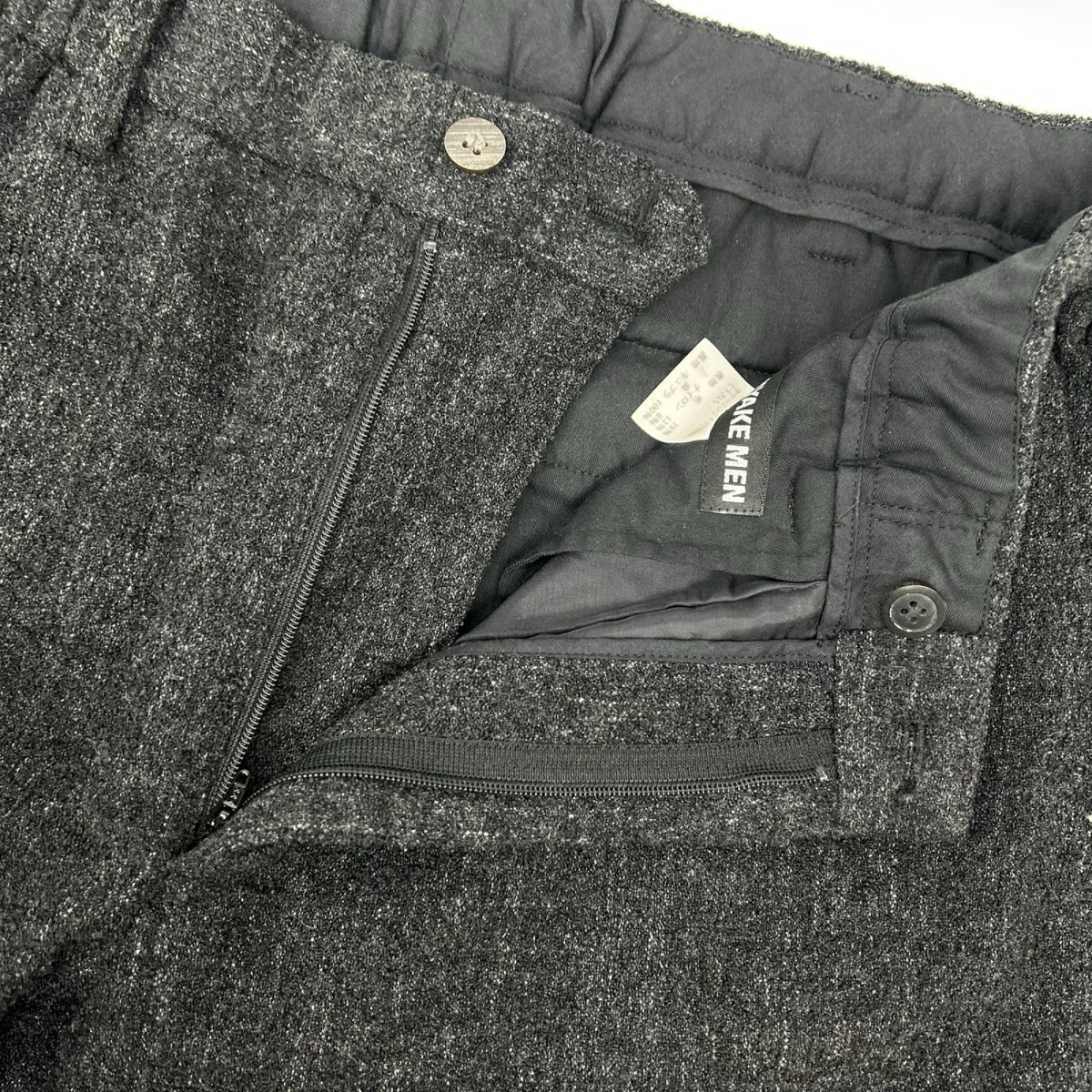 ISSEY MIYAKE MEN Wool Straight Pants Gray Size 3
