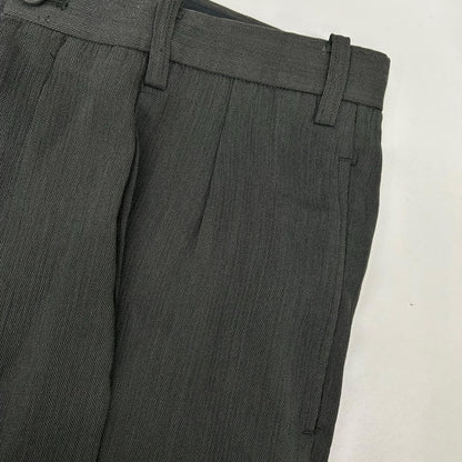 ISSEY MIYAKE MEN Wrinkle Processed Bottoms Gray Size 4