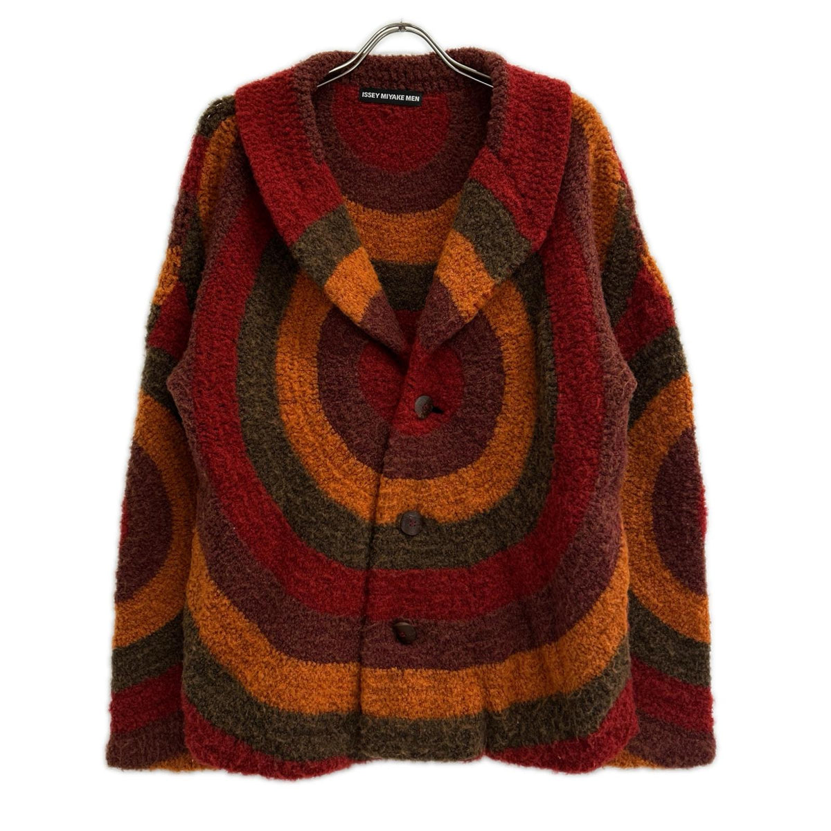 ISSEY MIYAKE MEN 12AW Pattern Knit Cardigan Multi Size 2