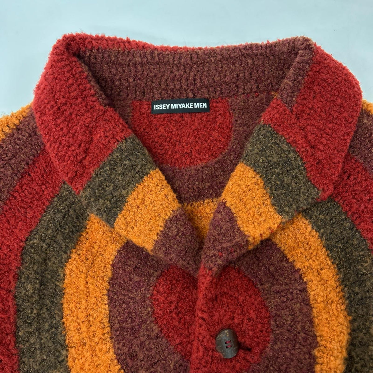 ISSEY MIYAKE MEN 12AW Pattern Knit Cardigan Multi Size 2