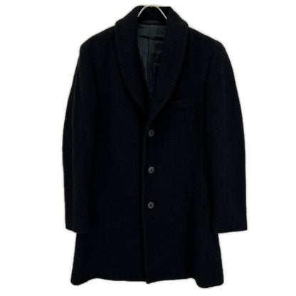 ISSEY MIYAKE MEN ME23FD071 Wool Long Coat Black Size 2