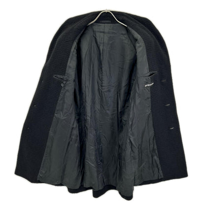 ISSEY MIYAKE MEN ME23FD071 Wool Long Coat Black Size 2