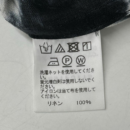 ISSEY MIYAKE MEN 99SS Itajime-Dyed Linen Shirt Black Size 3