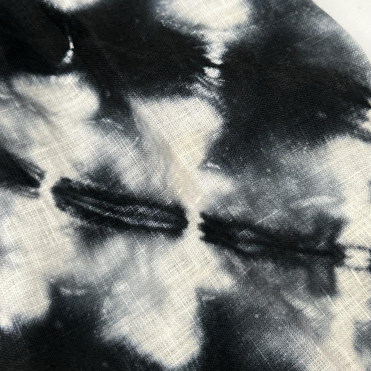 ISSEY MIYAKE MEN 99SS Itajime-Dyed Linen Shirt Black Size 3