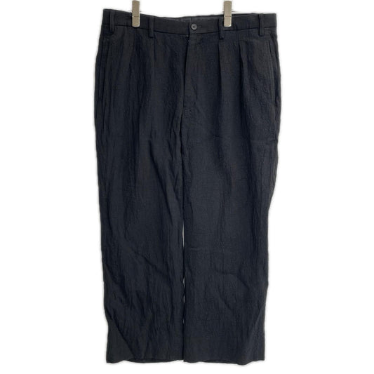 ISSEY MIYAKE MEN 12SS Linen Casual Pants Black Size 4