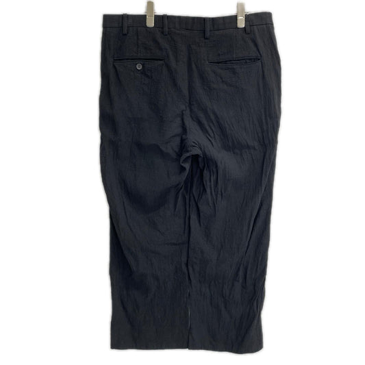 ISSEY MIYAKE MEN 12SS Linen Casual Pants Black Size 4