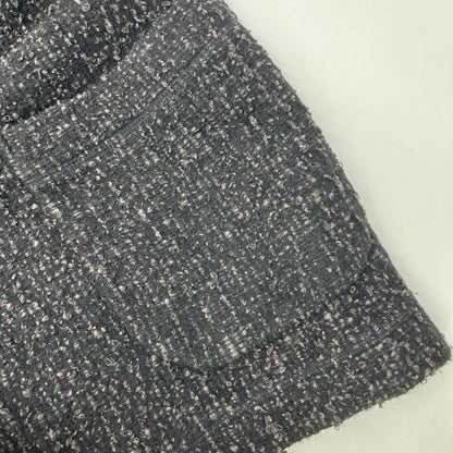 ISSEY MIYAKE MEN 12AW Black Tweed Knit Jacket Size 4