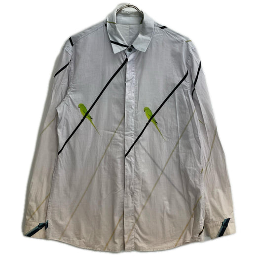 ISSEY MIYAKE MEN 16SS Parrot Print Long Shirt Multi Size 3