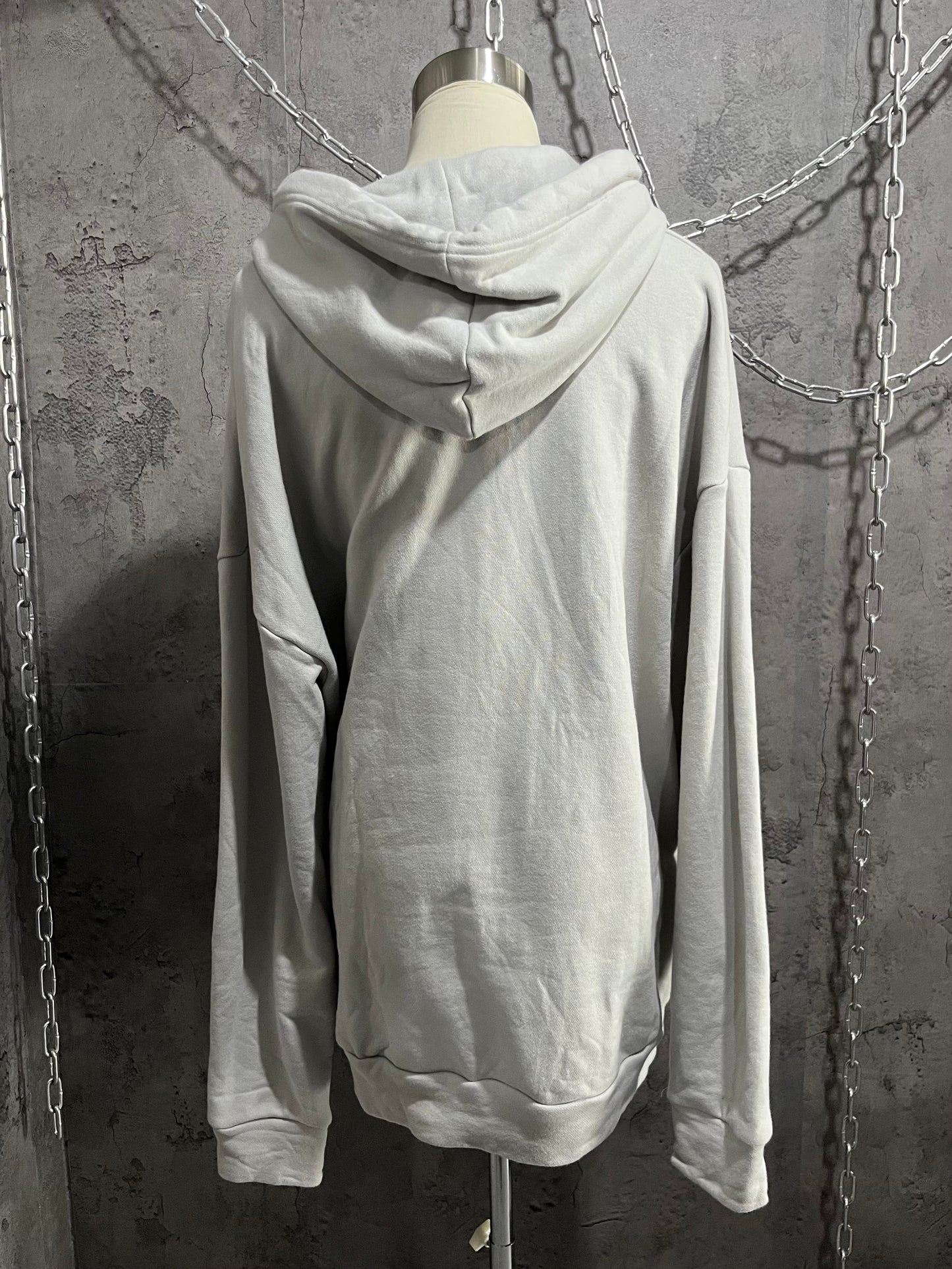 Vintage 'Milkboy' Hurt Beige Cotton Hoodie Size XL