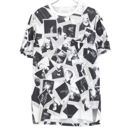Maison Margiela Cotton Printed T-Shirt Black Size 46