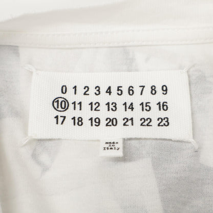 Maison Margiela Cotton Printed T-Shirt Black Size 46