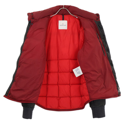 MONCLER Lumiere Camo Wool Panel Down Jacket Gray Size 2