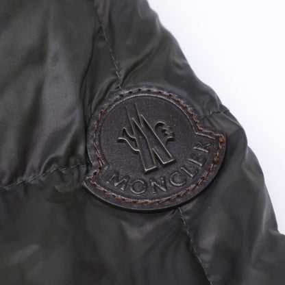 MONCLER Lumiere Camo Wool Panel Down Jacket Gray Size 2