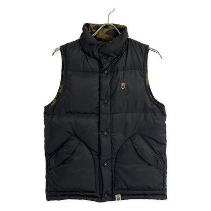 A BATHING APE APE Camo Reversible Down Vest Size S