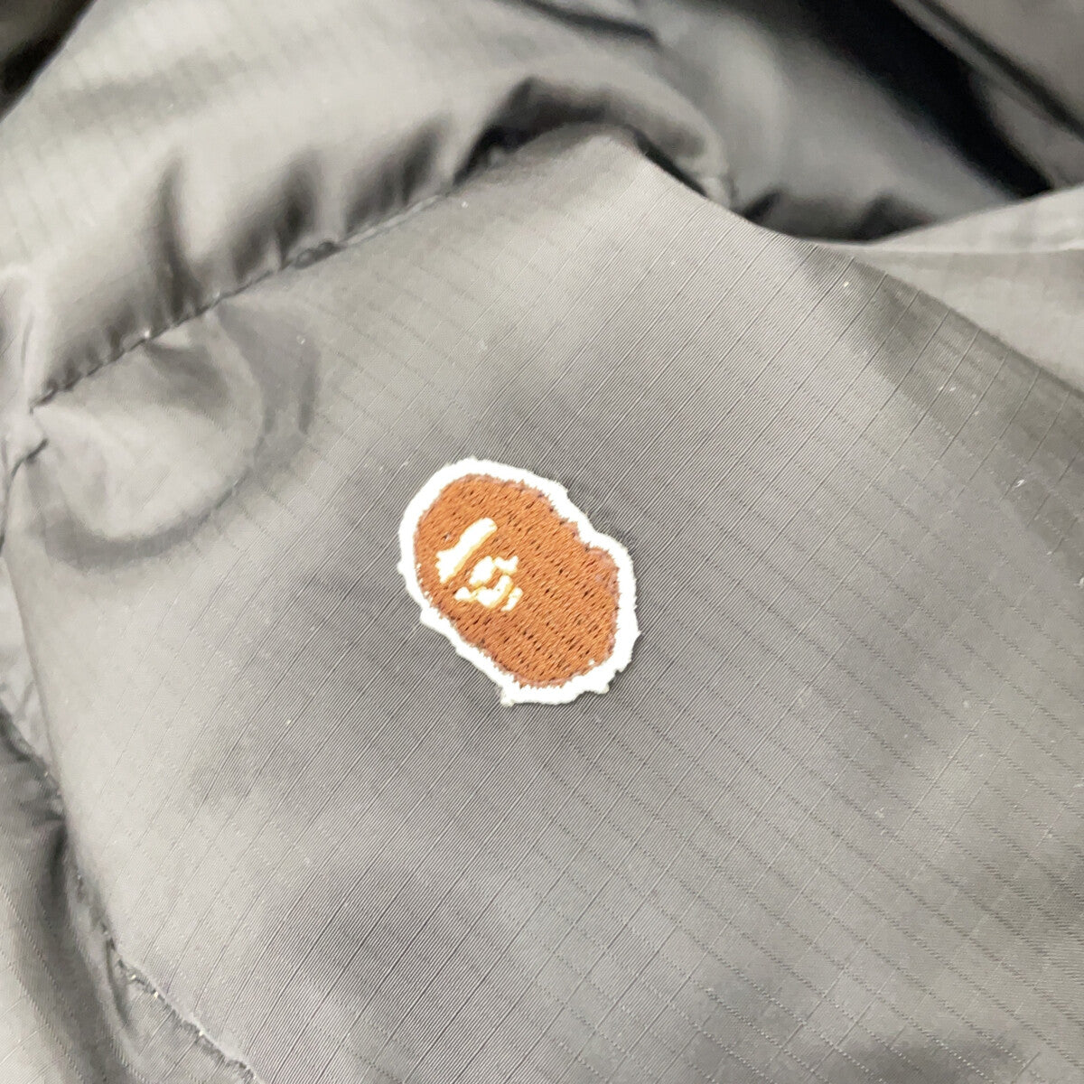 A BATHING APE APE Camo Reversible Down Vest Size S