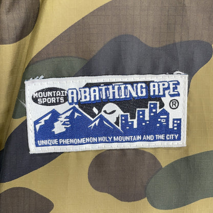A BATHING APE APE Camo Reversible Down Vest Size S