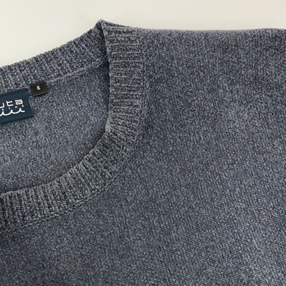 MUTA MARINE Chenille Knit Sweater Gray