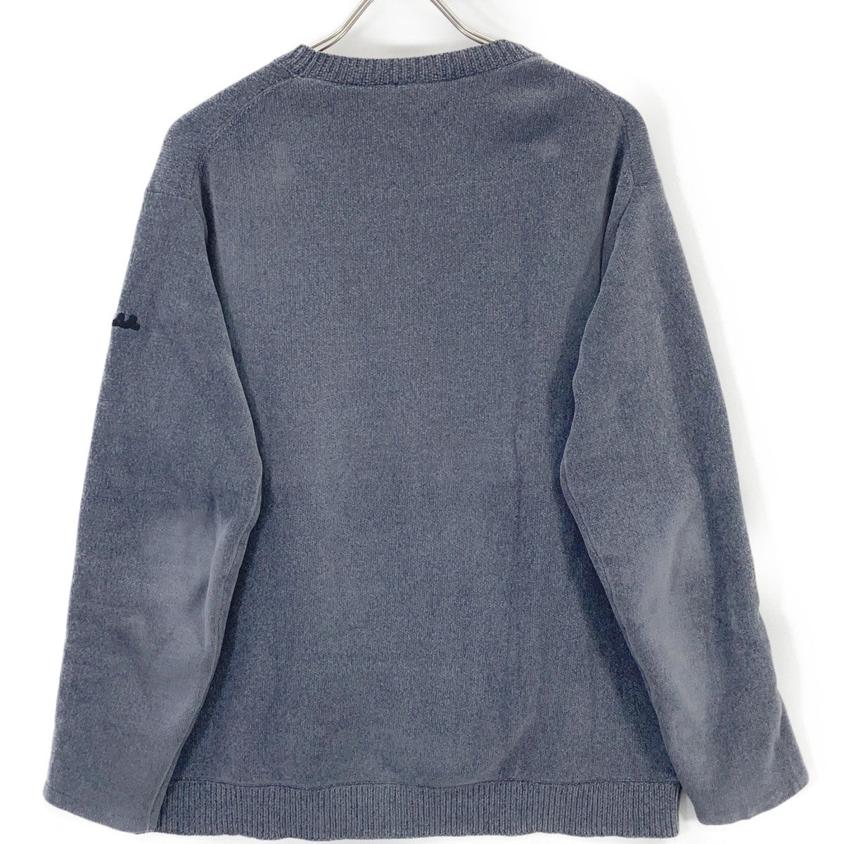MUTA MARINE Chenille Knit Sweater Gray