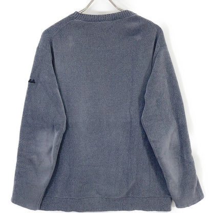 MUTA MARINE Chenille Knit Sweater Gray