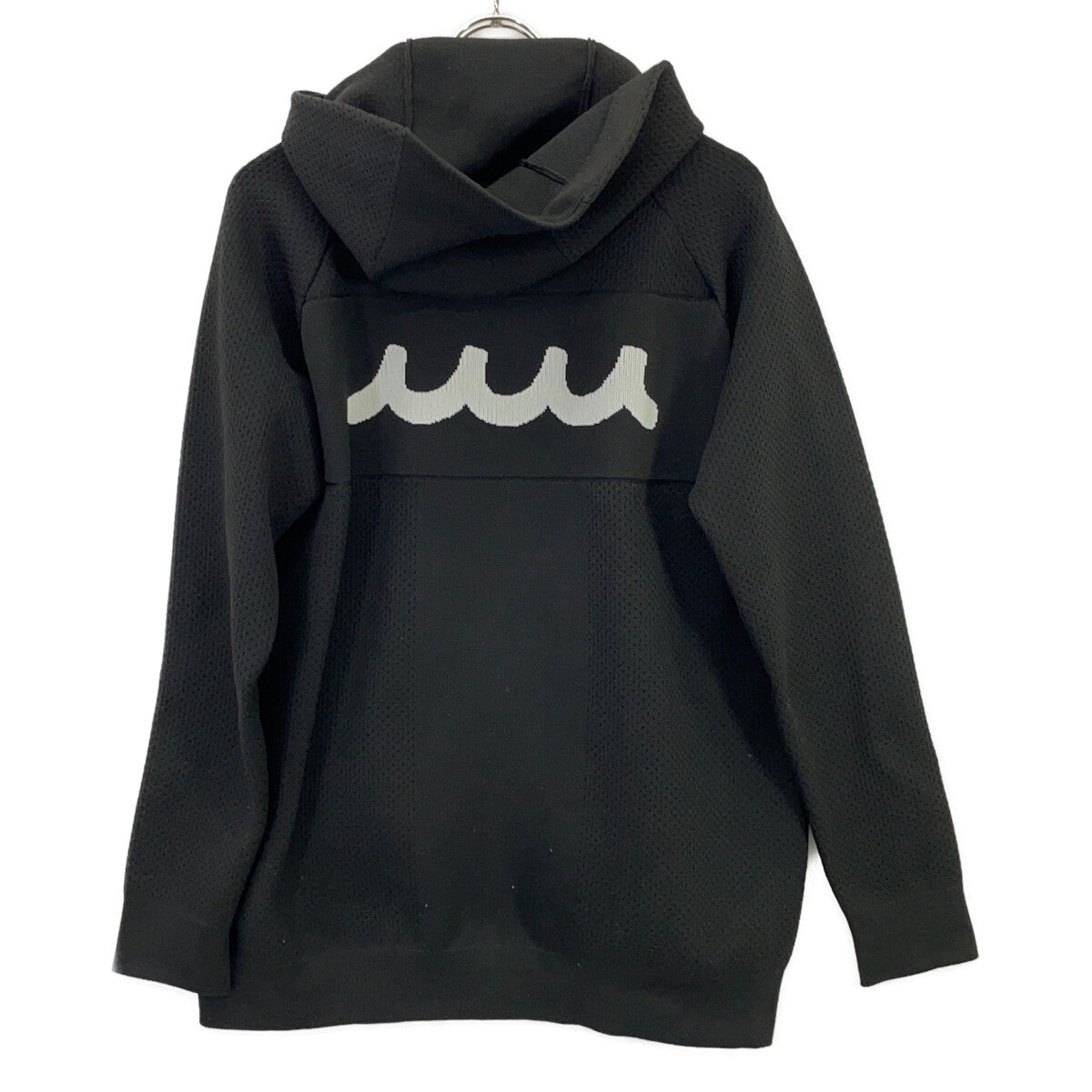 MUTA MARINE Polyester Zip-Up Hoodie Black Jacket