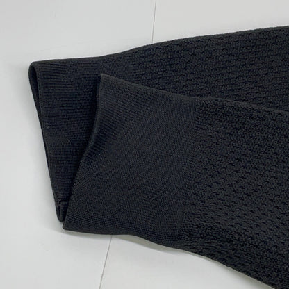 MUTA MARINE Polyester Zip-Up Hoodie Black Jacket