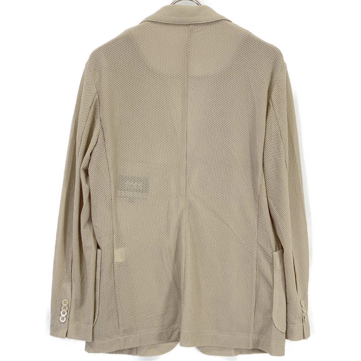 MUTA MARINE Mesh Tailored Blazer Beige