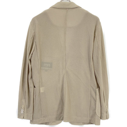MUTA MARINE Mesh Tailored Blazer Beige