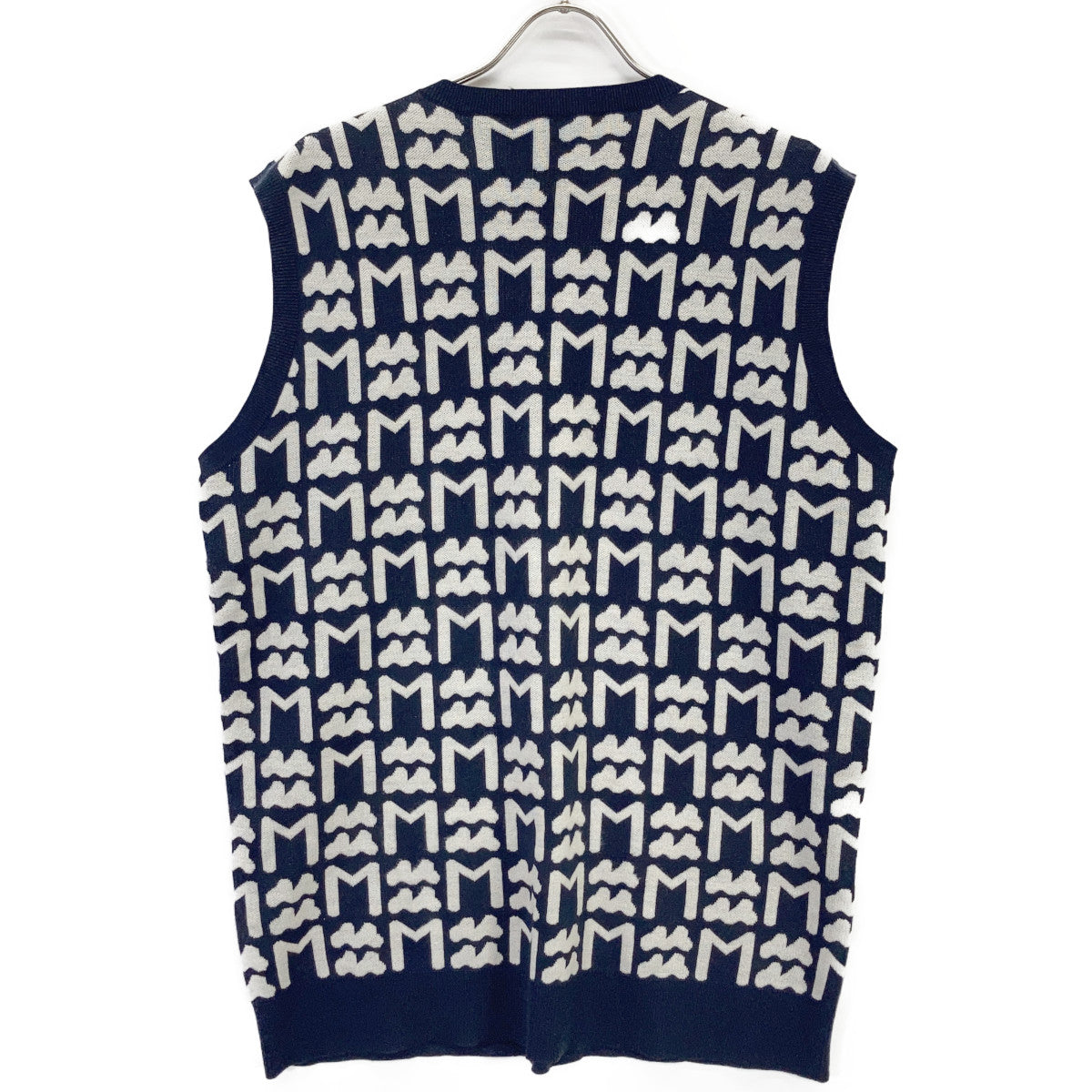 MUTA MARINE MM PATTERN Jacquard Knit Vest Multi