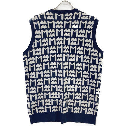 MUTA MARINE MM PATTERN Jacquard Knit Vest Multi