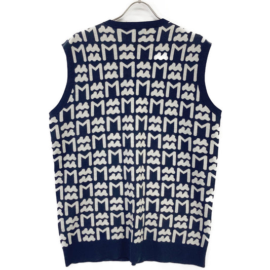 MUTA MARINE MM PATTERN Jacquard Knit Vest Multi