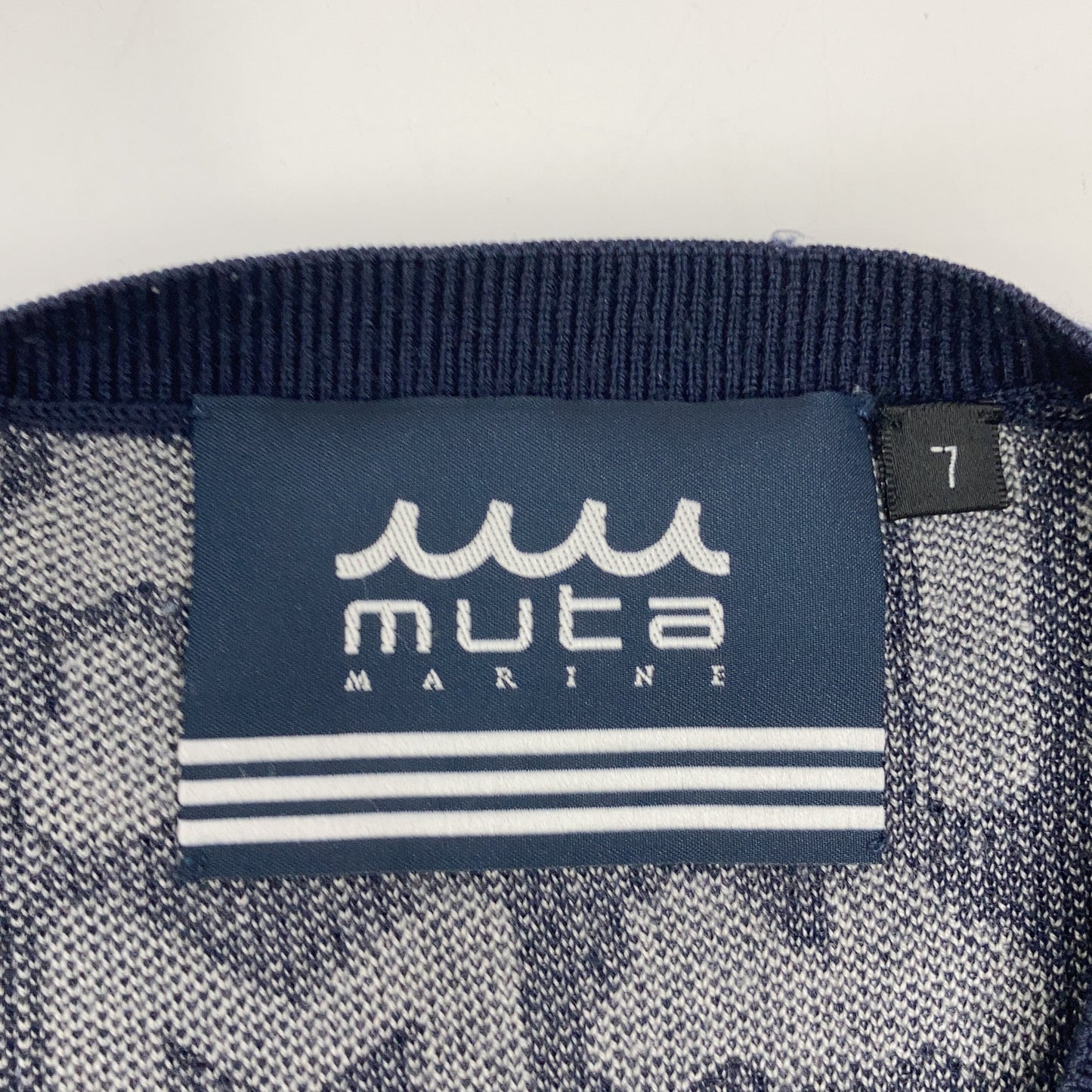 MUTA MARINE MM PATTERN Jacquard Knit Vest Multi