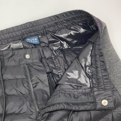 MUTA MARINE Nylon Quilted Pants Black/Gray