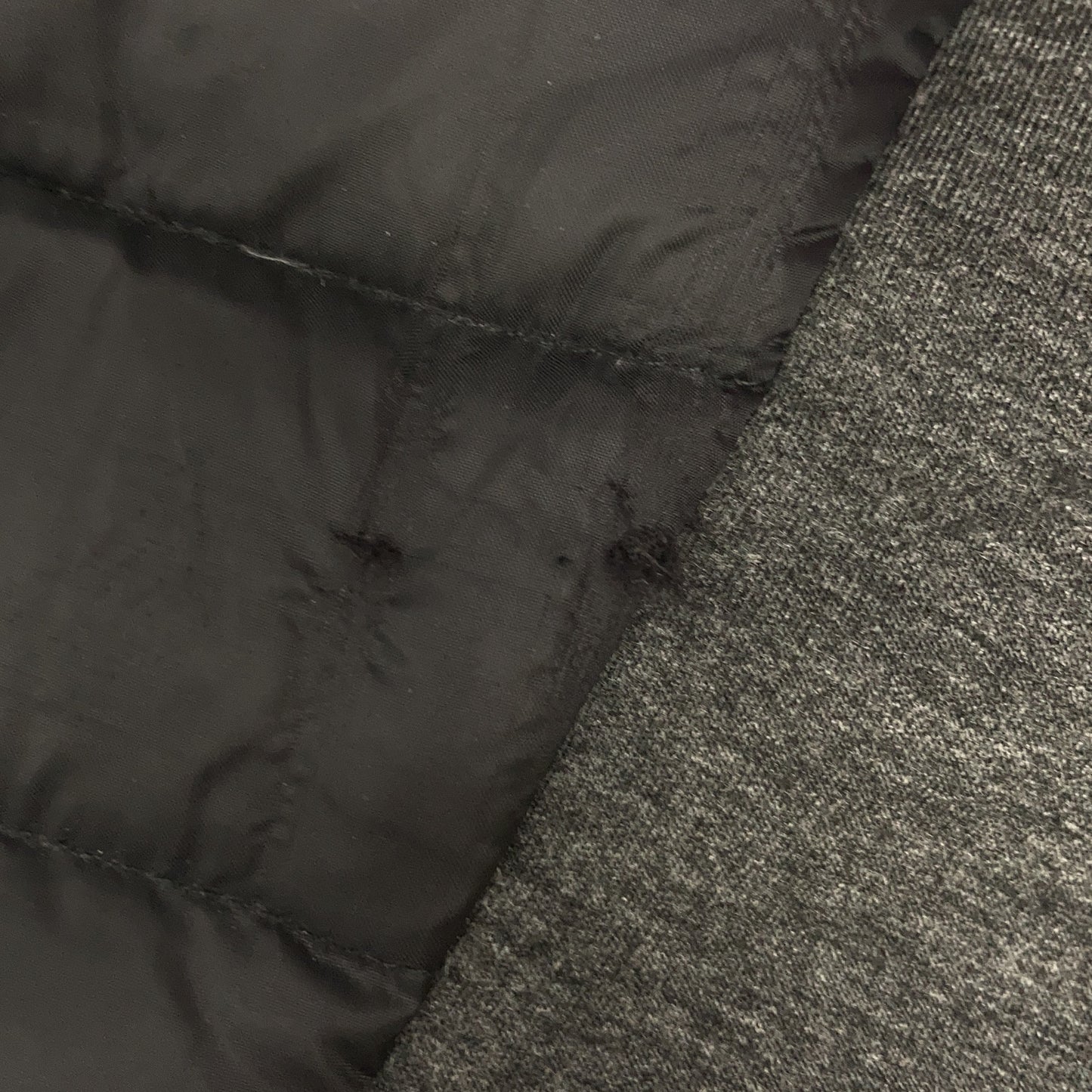 MUTA MARINE Nylon Quilted Pants Black/Gray