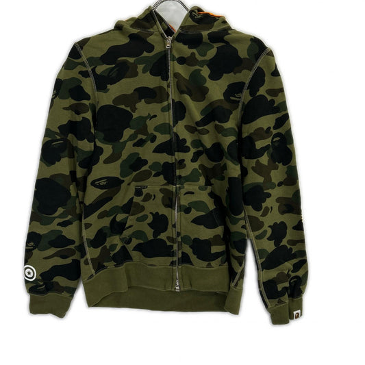 A BATHING APE Camo FUNTHERA MILITIA Shark Hoodie Size S