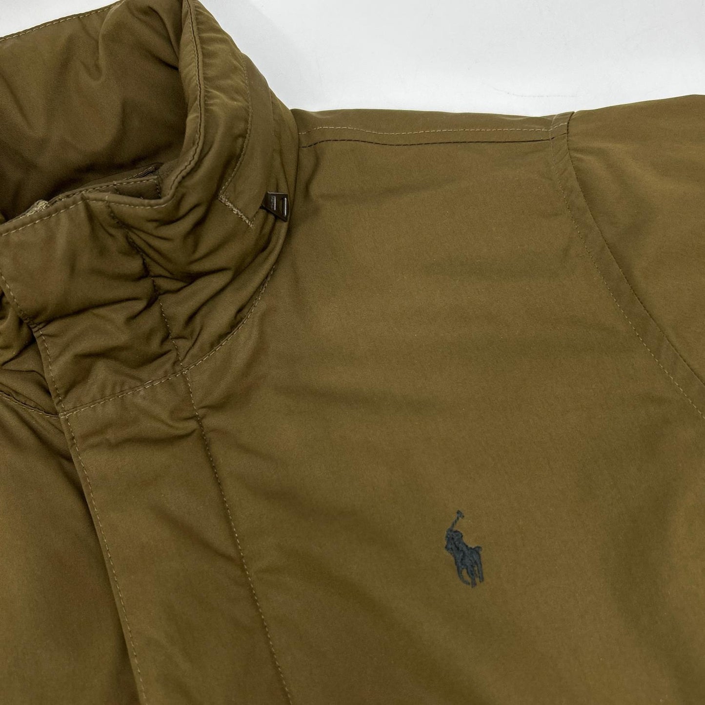 LAUREN RALPH LAUREN Mini Pony Zip Jacket Khaki