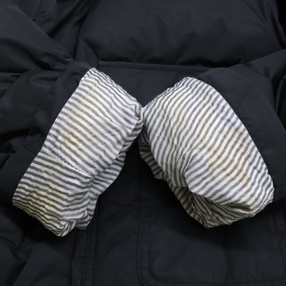 MONCLER GAMME BLUE 69242 Down Jacket Collar Black Size 0