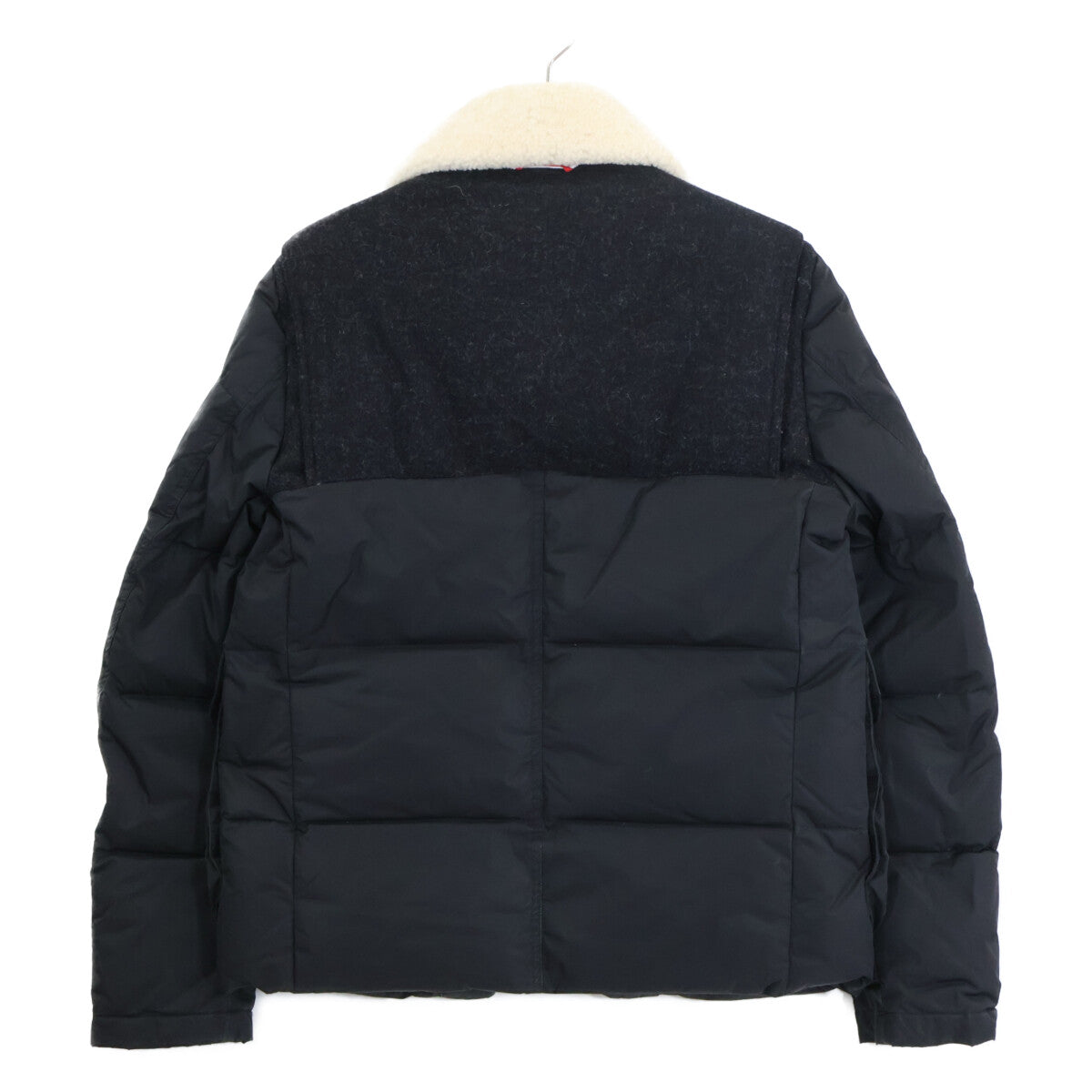 MONCLER GAMME BLUE 69242 Down Jacket Collar Black Size 0