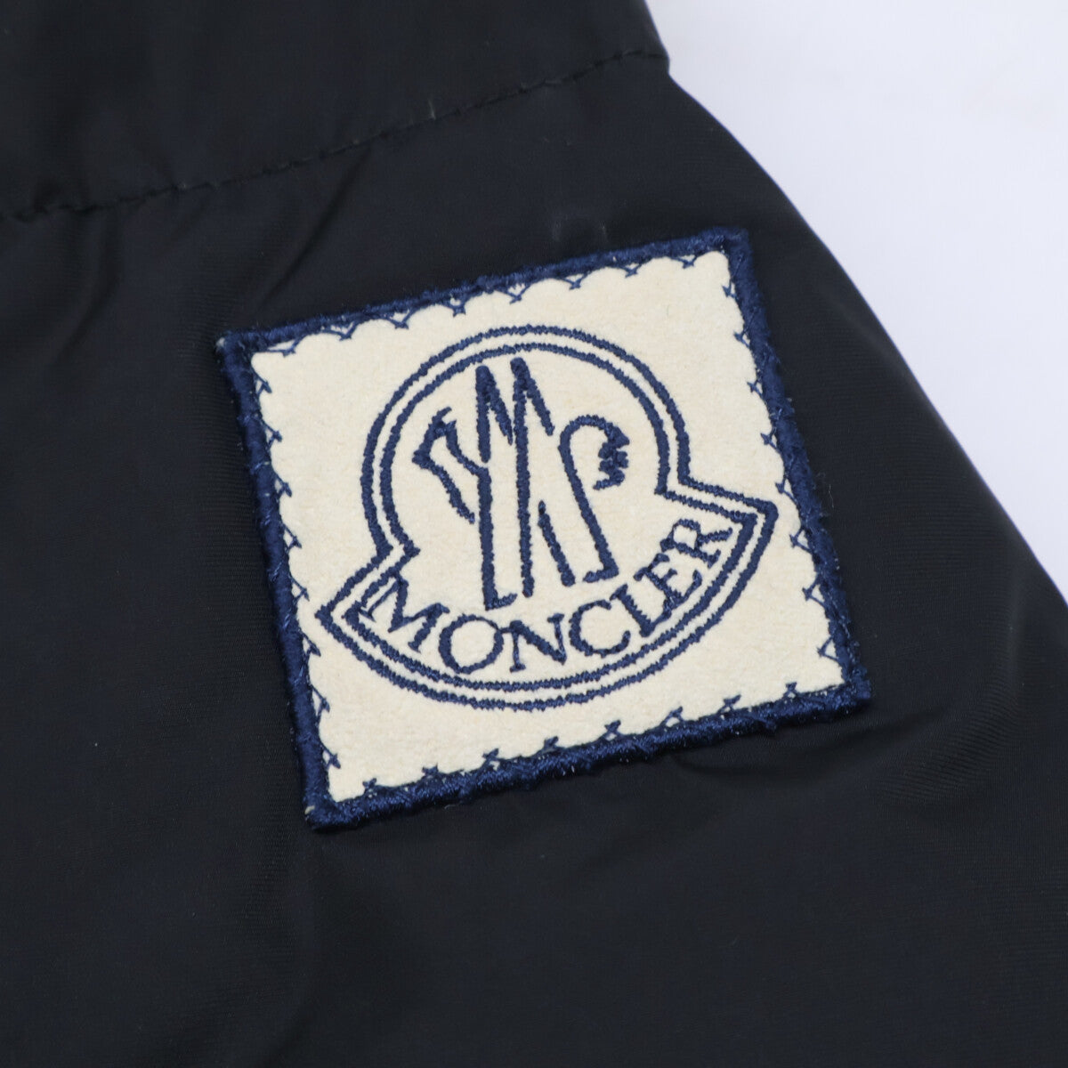 MONCLER GAMME BLUE 69242 Down Jacket Collar Black Size 0