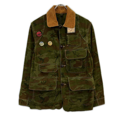 POLO RALPH LAUREN 90s Camo Corduroy Hunting Jacket Size S