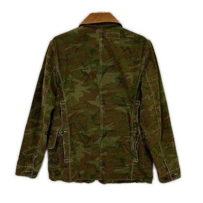 POLO RALPH LAUREN 90s Camo Corduroy Hunting Jacket Size S