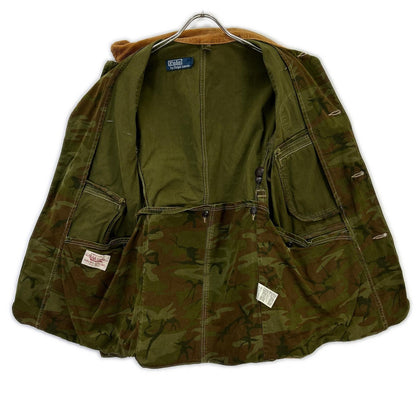 POLO RALPH LAUREN 90s Camo Corduroy Hunting Jacket Size S